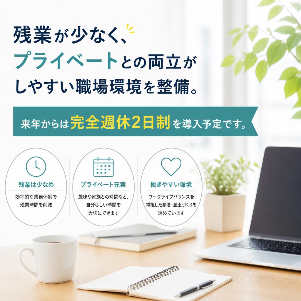 働きやすい労働環境